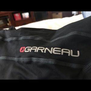 Cyclist bibs and 2 cycle shirts
